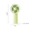 Portable Fan Convenient Creative Small Fan Pocket Hand-held Fan Lightweight AA Battery Handheld Mini Fan Air Coolers Zpaxo green(no battery)