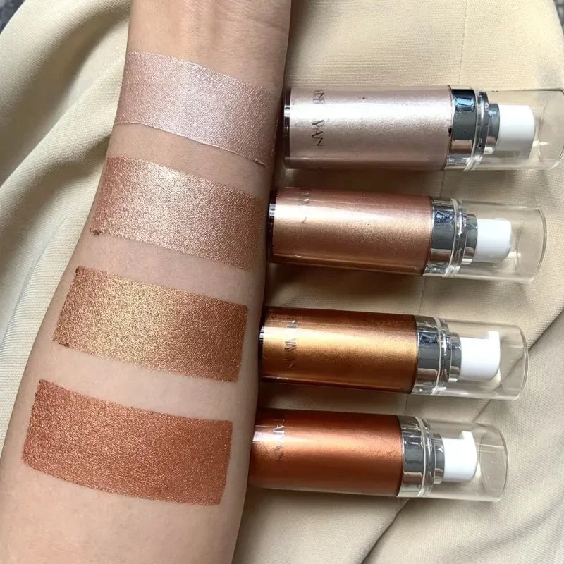 Liquid Highlighter Makeup Smooth Flash Skin Tone Summer Body Cream