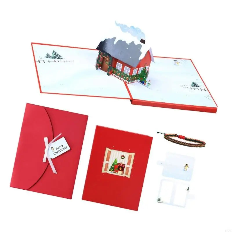 Glowing Christmas Card LED Light Handmade Greeting Kid