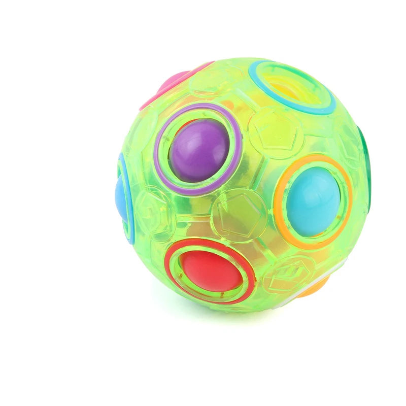 Magic Rainbow Puzzle Ball 3D Matching Brain Teaser Fun Stress