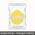 Thick Exfoliating Cleansing Puff Sponge Reusable Blackhead Removal Zpaxo Yellow-1pc