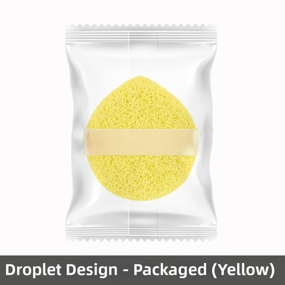 Thick Exfoliating Cleansing Puff Sponge Reusable Blackhead Removal Zpaxo Yellow-1pc