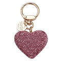 Car Accessories Simple Rhinestone Backpack Pendant Metal Crystal Zpaxo pink