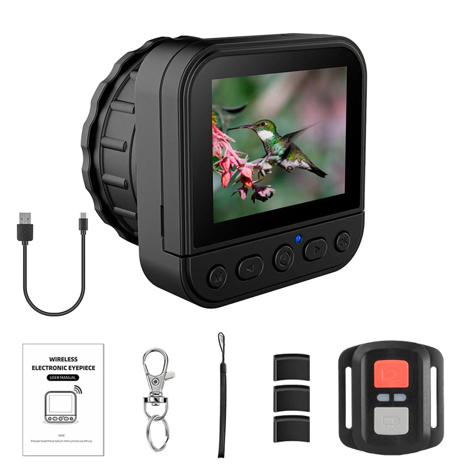 Wifi Telescope Eyepiece Camera 64MP 4K Digital Electronic Screen