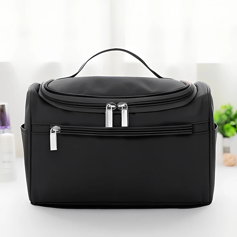 Multifunctional Travel Storage Toiletry Cosmetic Bag Unisex Hook Zpaxo one size Black