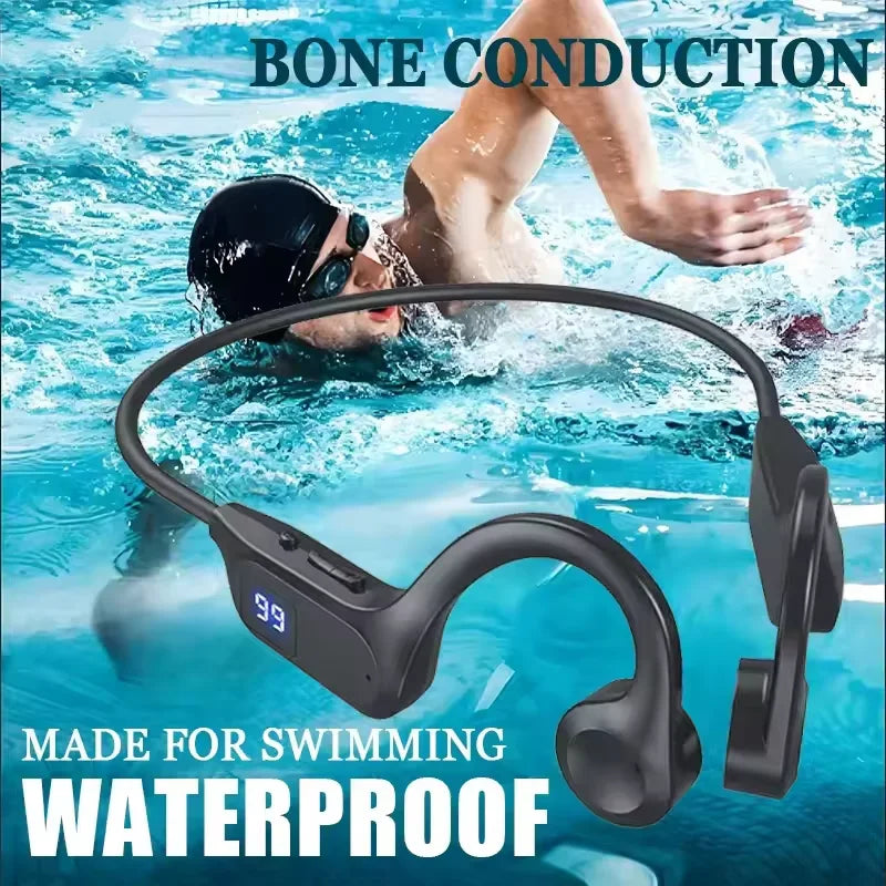 X7 Bone Conduction Wireless Earphone Sport Swimming Bluetooth 5 3