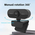 Camera 1080P HD Computer USB Built Microphone Network Web Work Tripod Zpaxo HD FULL