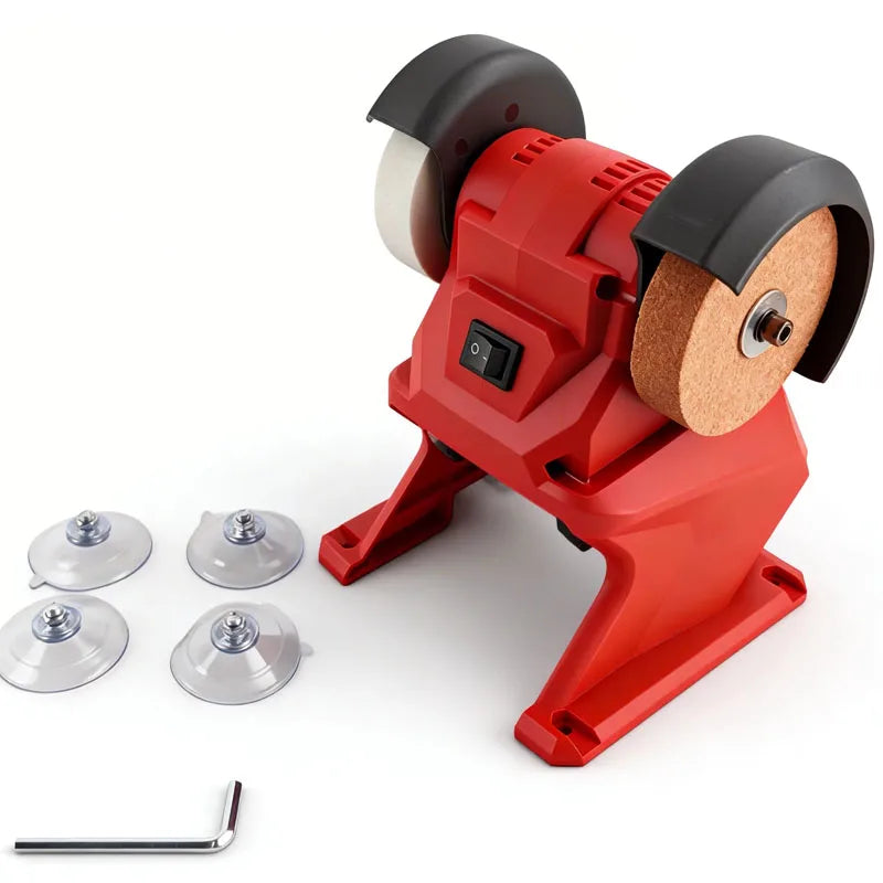 Cordless Electric Bench Grinder Metal Wood Stone Knife Polishing