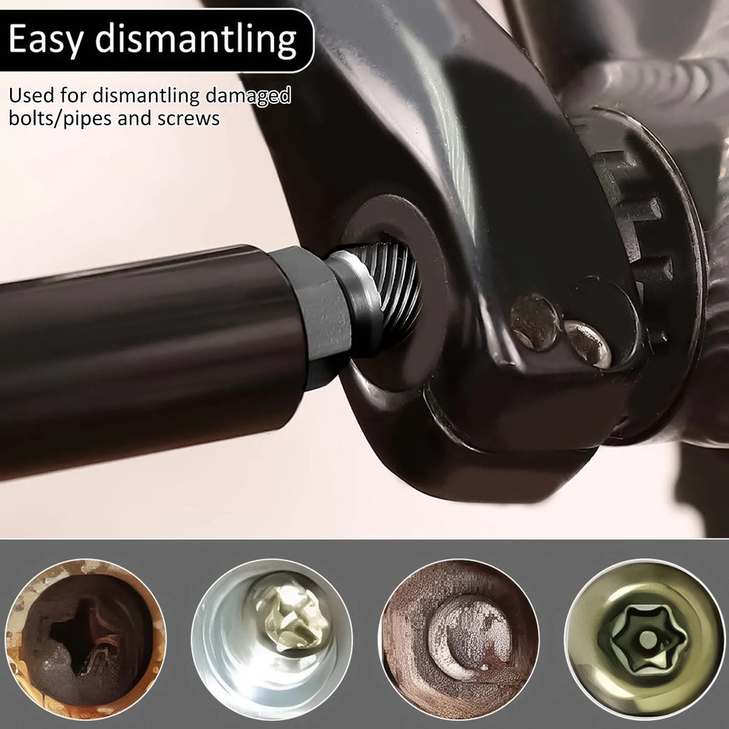 10/20Pcs Multi Spline Screw Extractor Set Alloy Steel Damaged Bolt Removal Tool Easy Out Rusted Bolt Removal for 1/8-13/32Inch Zpaxo