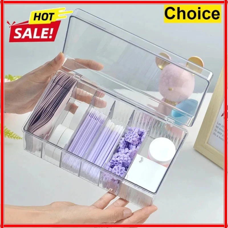 Large Capacity Eyelash Extension Storage Box & Tweezer Case Lash Tool Organizer Zpaxo