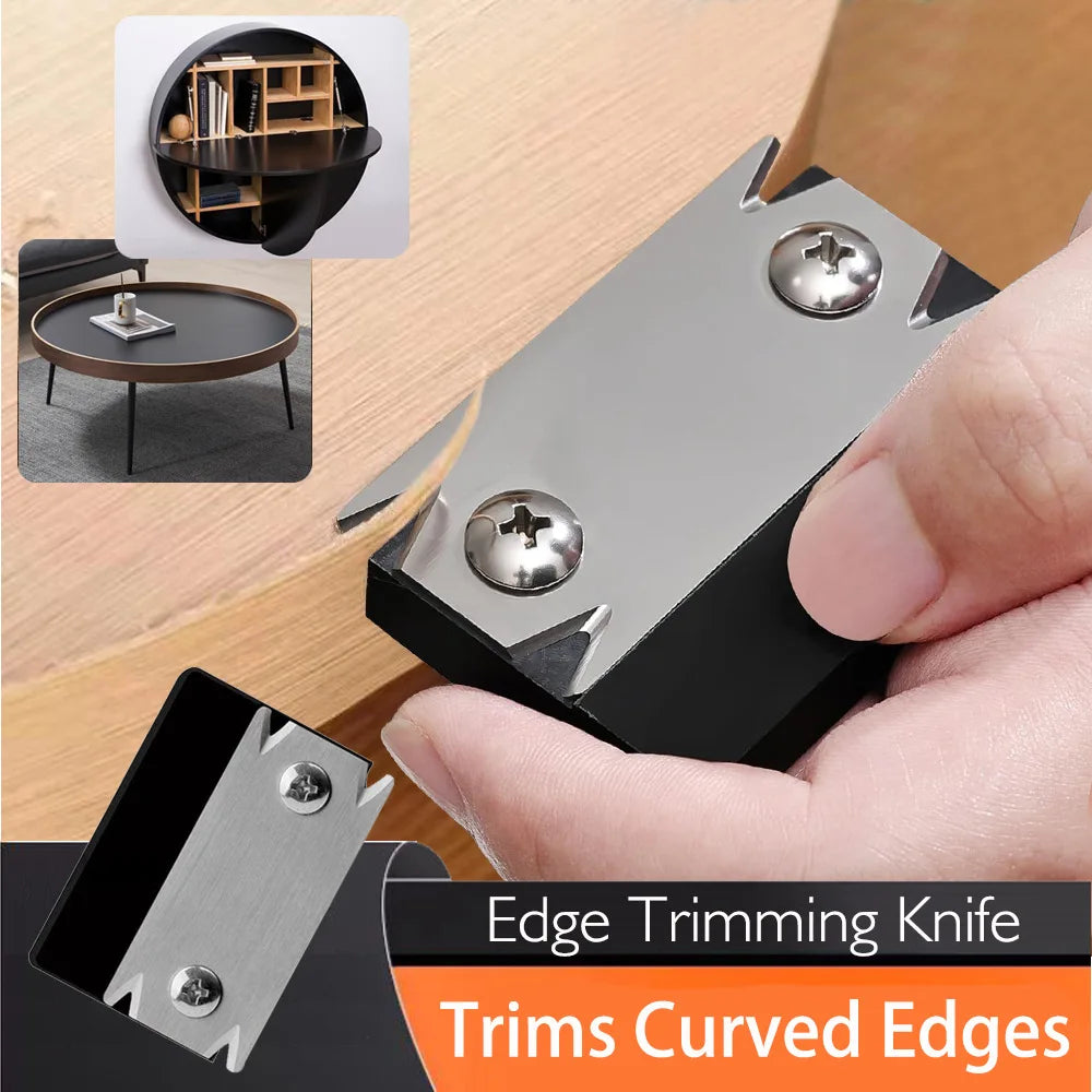 Woodworking Edge Corner Planer Wood Trimmer Chamfering Fillet Scraper Board Deburring Tool Trimming knife Specialty Edge Banding Zpaxo