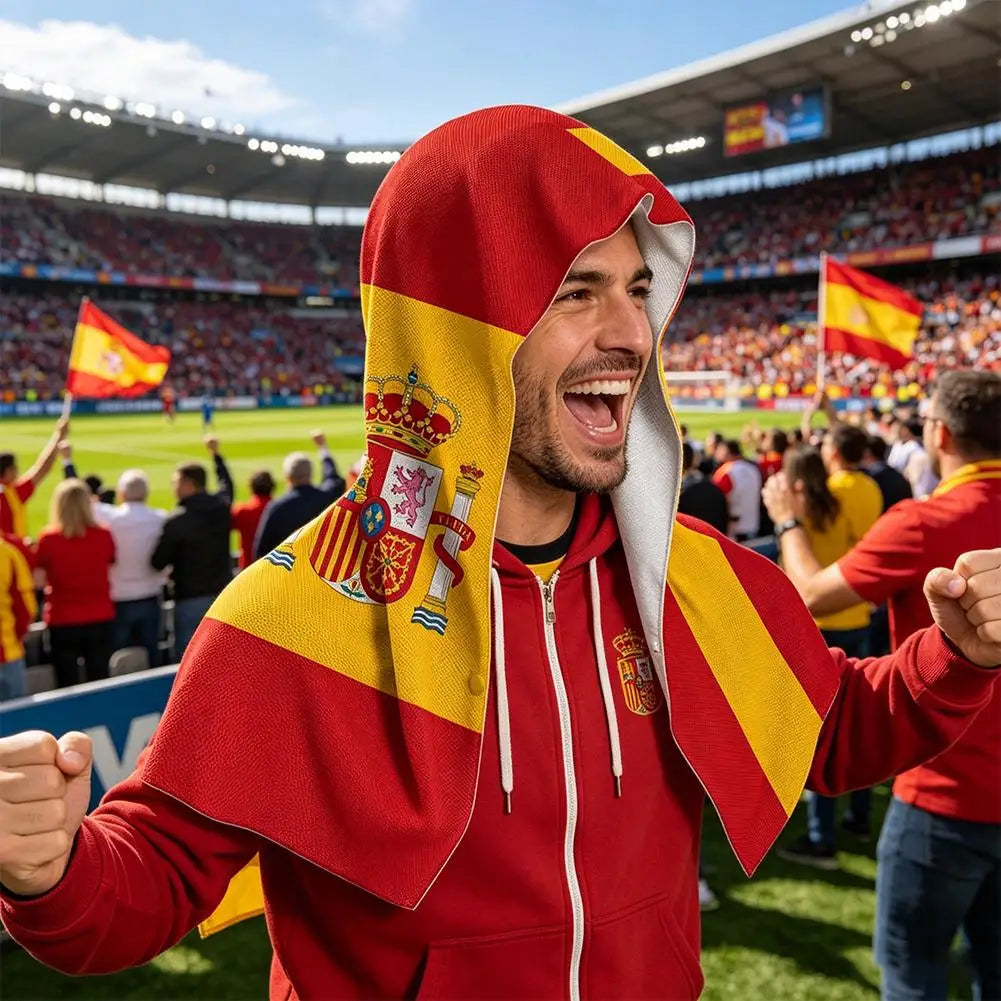Country Quick Dry Shawl Sports Coldproof Hooded Headband Camping Gym Wipe Sweating Cooling Towel Sunscreen Quick Dry Head Cover Zpaxo