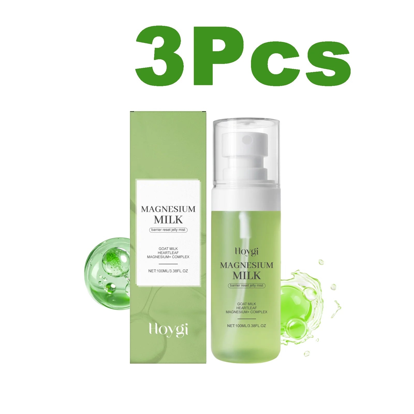 Hoygi Jelly Toner Spray – Soothing Face Mist for Sensitive Skin Facial Toner Spray Zpaxo 3 x 100ml Boxed