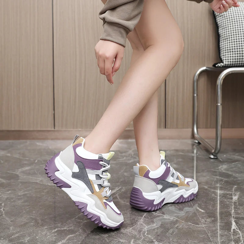 Sneakers Women 2023 Autumn Slip Breathable Mesh Casual Shoes Woman Zpaxo