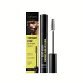 Temporary Beard Dye For Men,Natural Black Beard & Eyebrow Color Long-Lasting,Moustache Filler pen,Waterproof Beard Dyeing Pen Zpaxo 12ML-BLACK