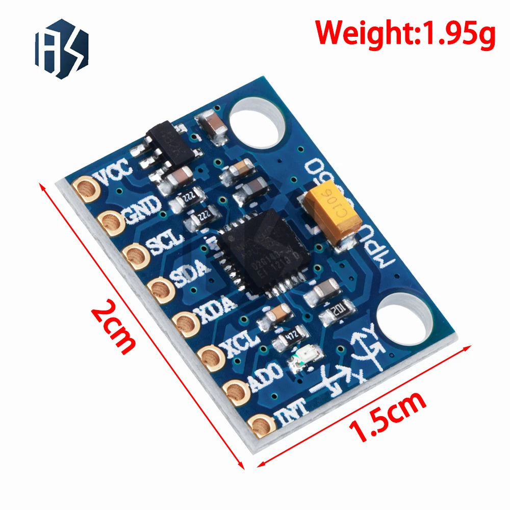 GY521 GY 521 GY-521 MPU-6050 MPU6050 Module 3 Axis Analog Gyro Zpaxo