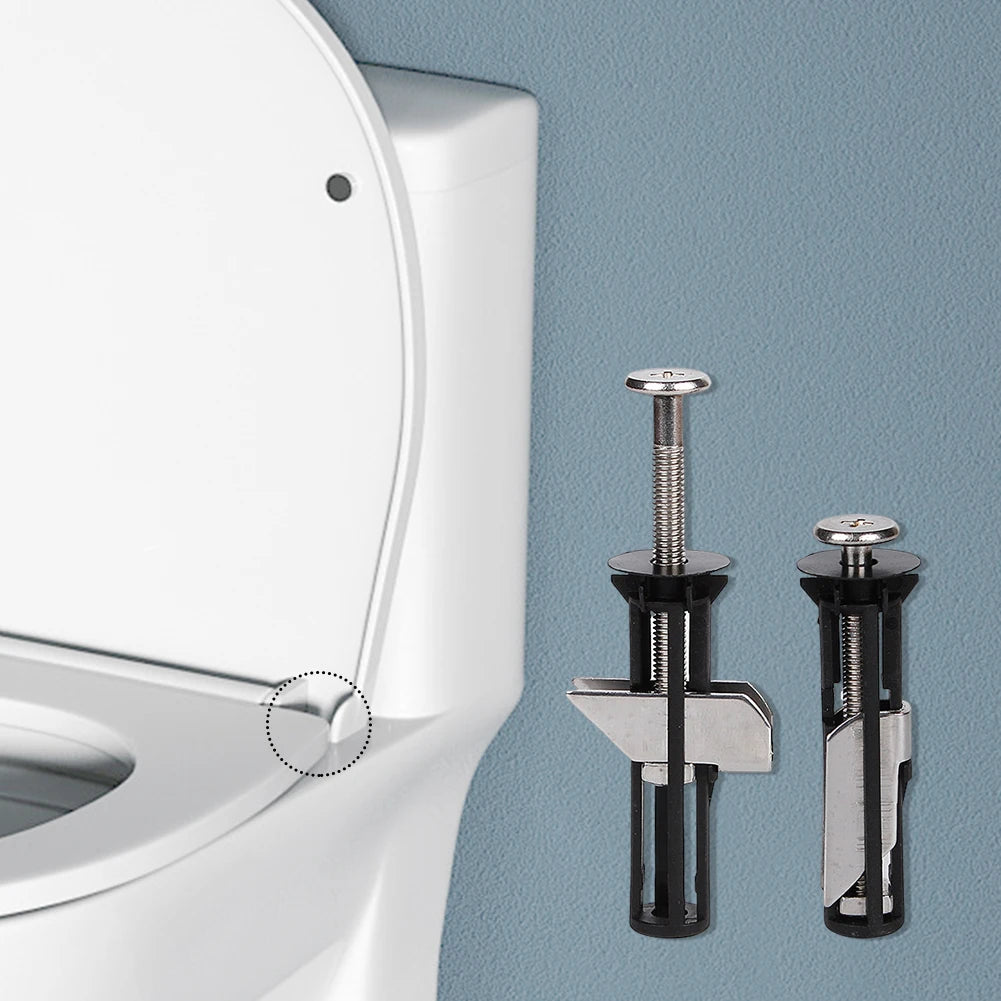 Toilet Seat Screws Tank Bolt Hinge Screw Retractable Cover Easy
