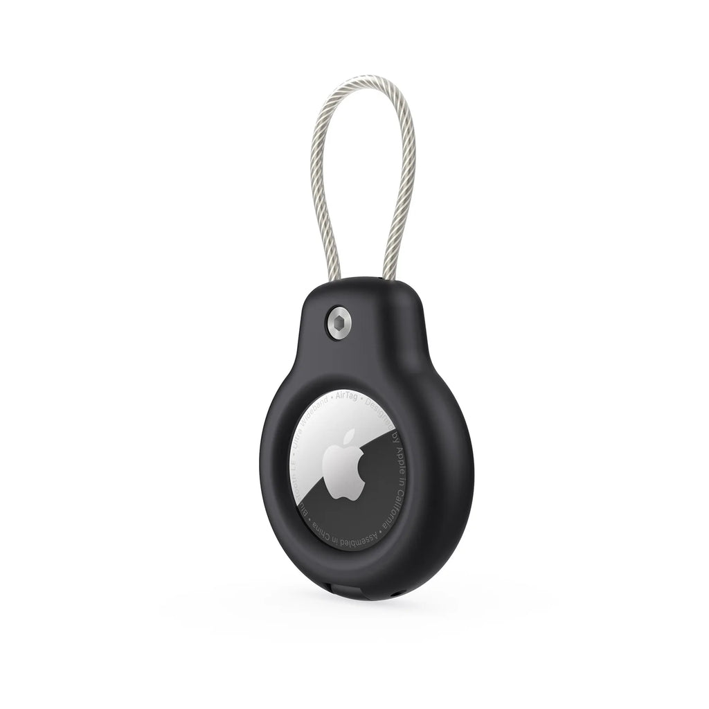 Apple Air Tag Keychain Holder Case Steel Wire Line Anti-lost Tracker