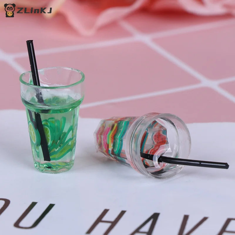 ▶1Pcs 1:12 Scale Cup Drink For Dollhouse Miniature Toy Doll Food Kitchen Accessories Zpaxo
