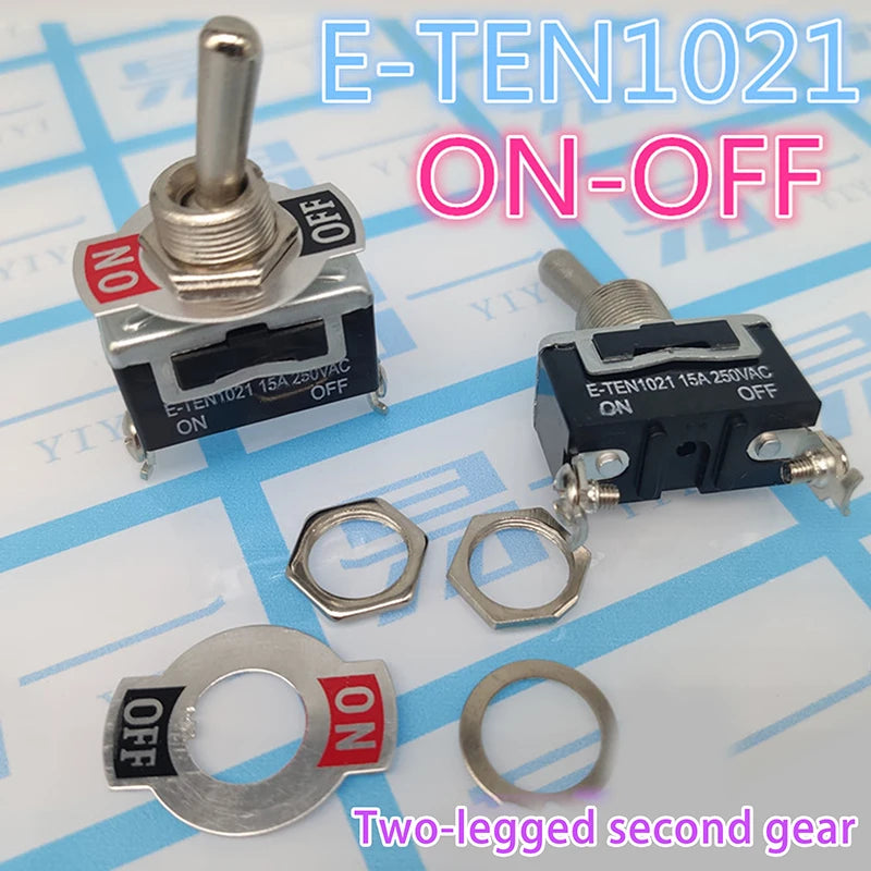 E-TEN1021 Off Switch Miniature Small SPST Toggle Heavy Duty