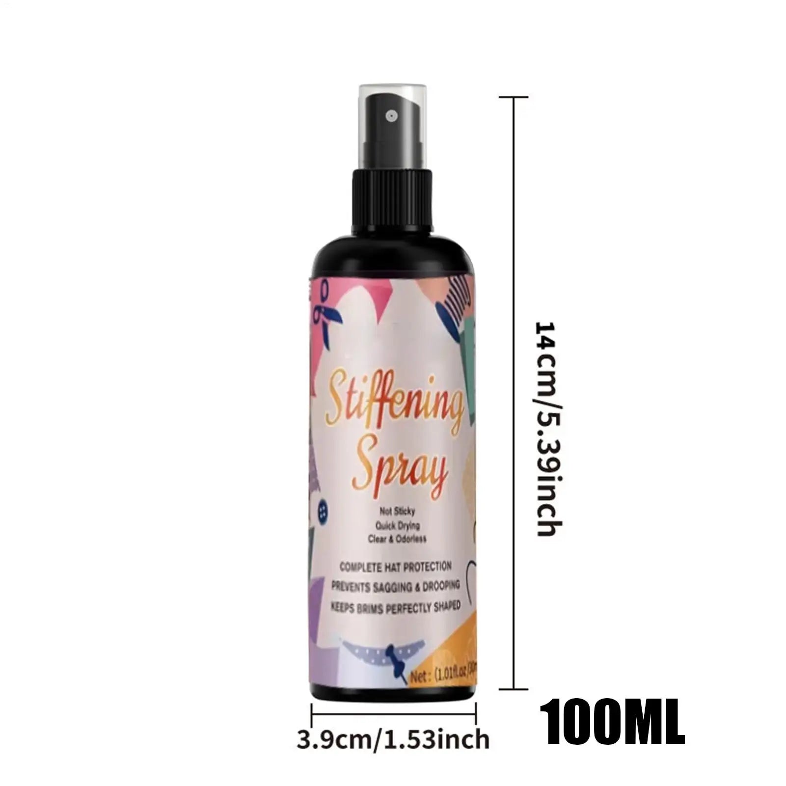 Fabric Stiffener Crochet Quick Drying Hardener Straw Hat Spray Lace