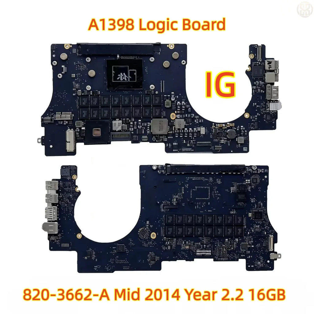 Macbook 15 A1398 Logic Board 820-3332-A 820-3787-A 820-3662-A