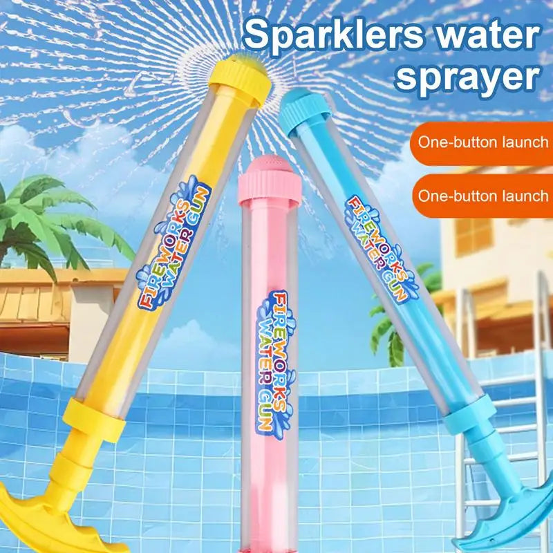 Water Sprinkler For Kids Water Soaker Squirter Outdoor Games 3 Pieces Retractable High Pressure Interactive Toys Party Games For Zpaxo