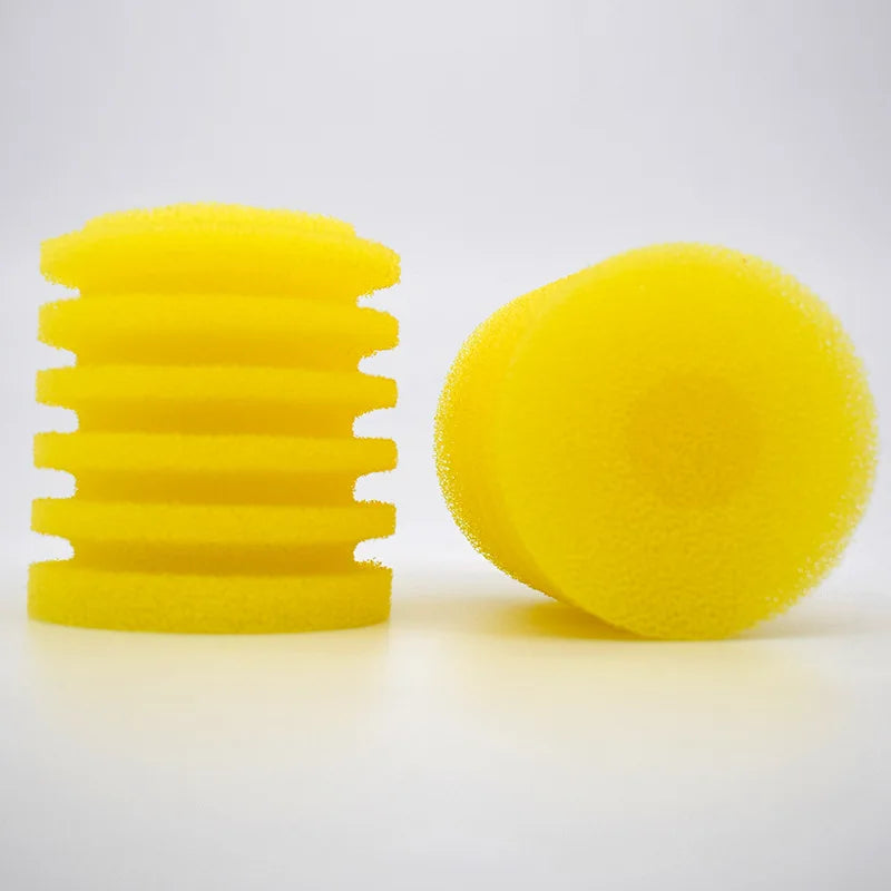 Yellow Biochemical Sponge Replacement Filter Element Built Aquarium