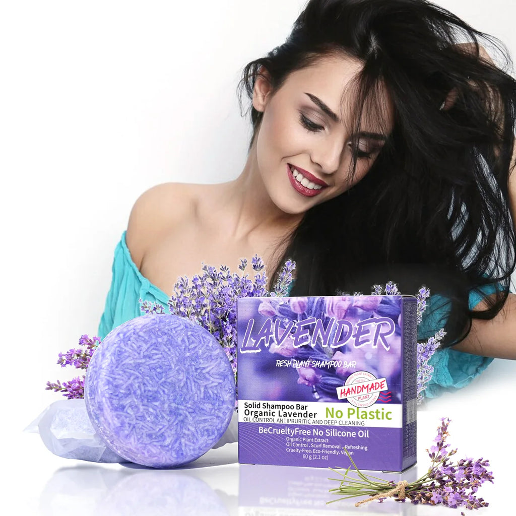 Provence Lavender Solid Shampoo Bar & Cleansing Soap – Handmade Solid Shampoo Bar Zpaxo Default Title