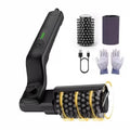 Rechargeable Electric Grill Cleaning Brush Heavy Oil Stain Remover For BBQ Grates Griddles Stove Top Rotating Scrubber Long Hand Zpaxo Default Title