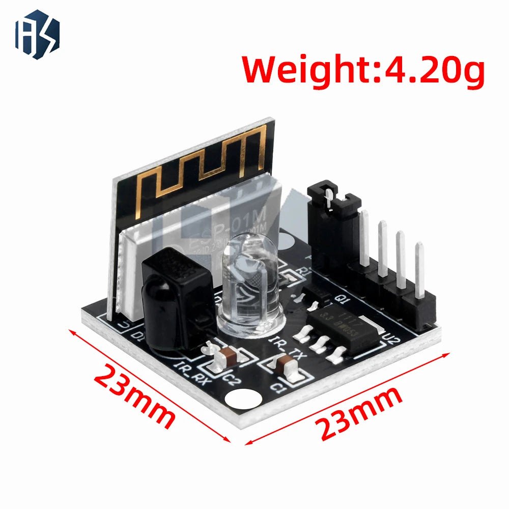 ESP8285 ESP-01M IR Transceiver Wifi Wireless Module Remote Control Switch Development Learning Board esp 8285 ESP01M ESP 01M Zpaxo