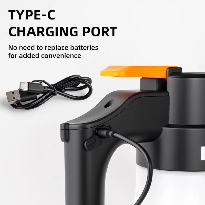 1.5L Electric Foam Sprayer – Portable High-Pressure Car Wash Gun