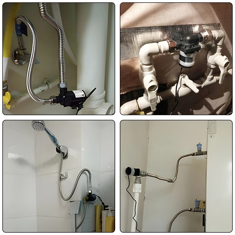 Water Heater Shower Floor Heating Booster Pump DC 12V 24V Brushless