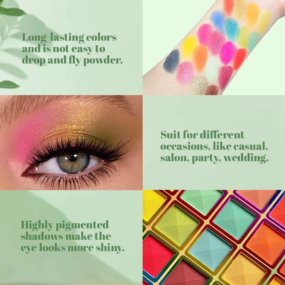 Luxury Pigment Eyeshadow Palette Blush Makeup 117 Colors DIY Eyes Zpaxo