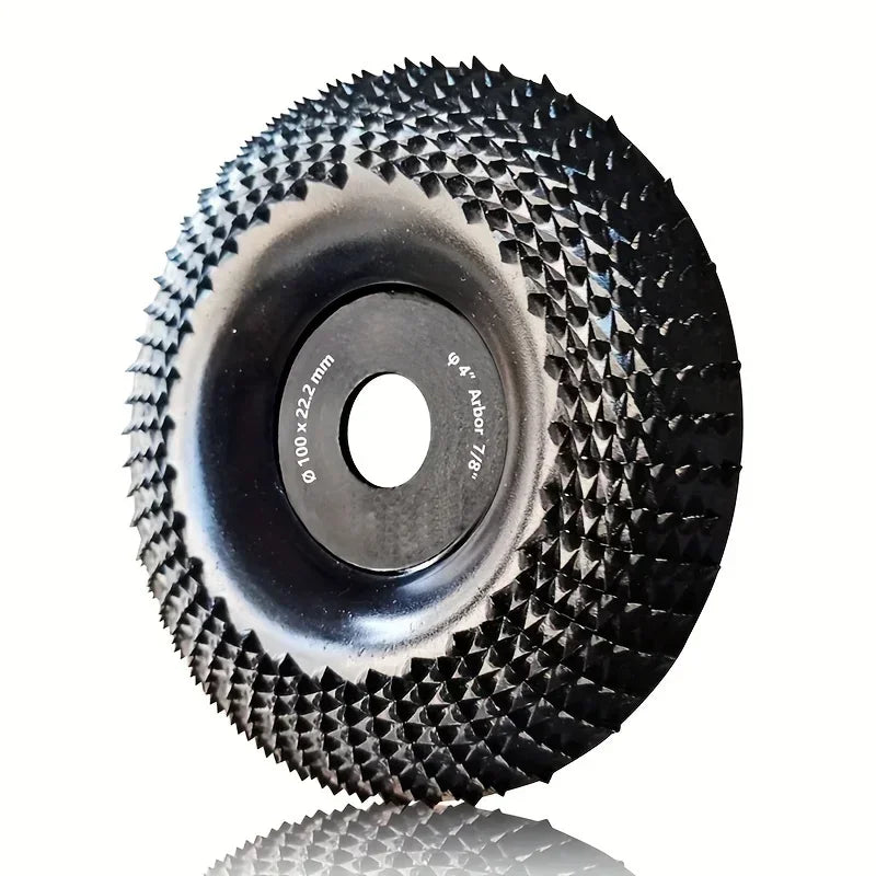 Wood Grinder Wheel Disc 4 Inch 22mm , Grinding Disc Sanding Carving Rotary Tool Rotary Tool Accessories Precision Tool for Woodw Zpaxo black
