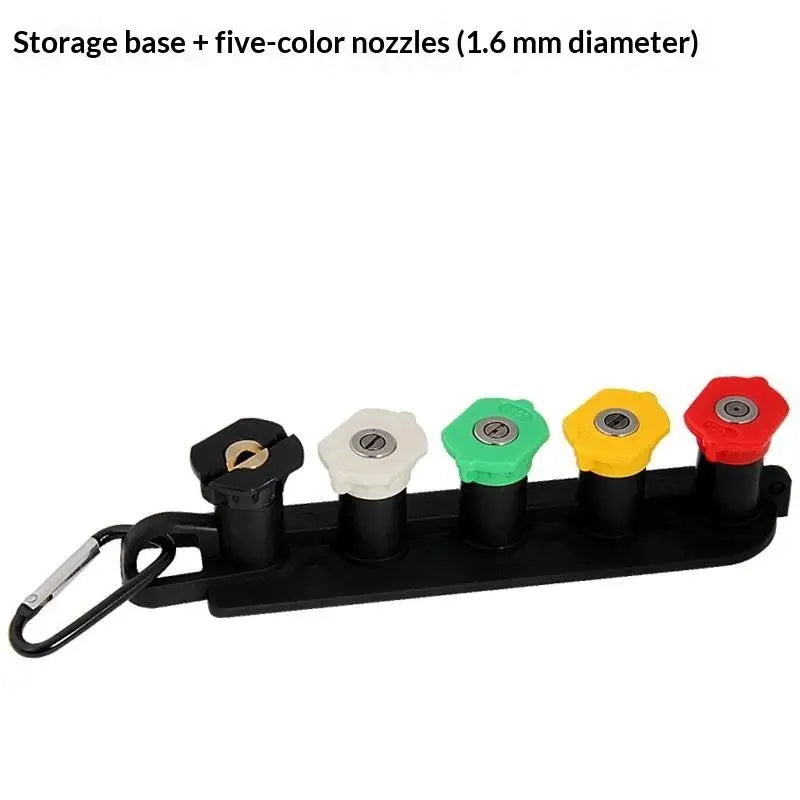 5-Pc Pressure Washer Nozzle Tips Set – 1/4" Quick Connect