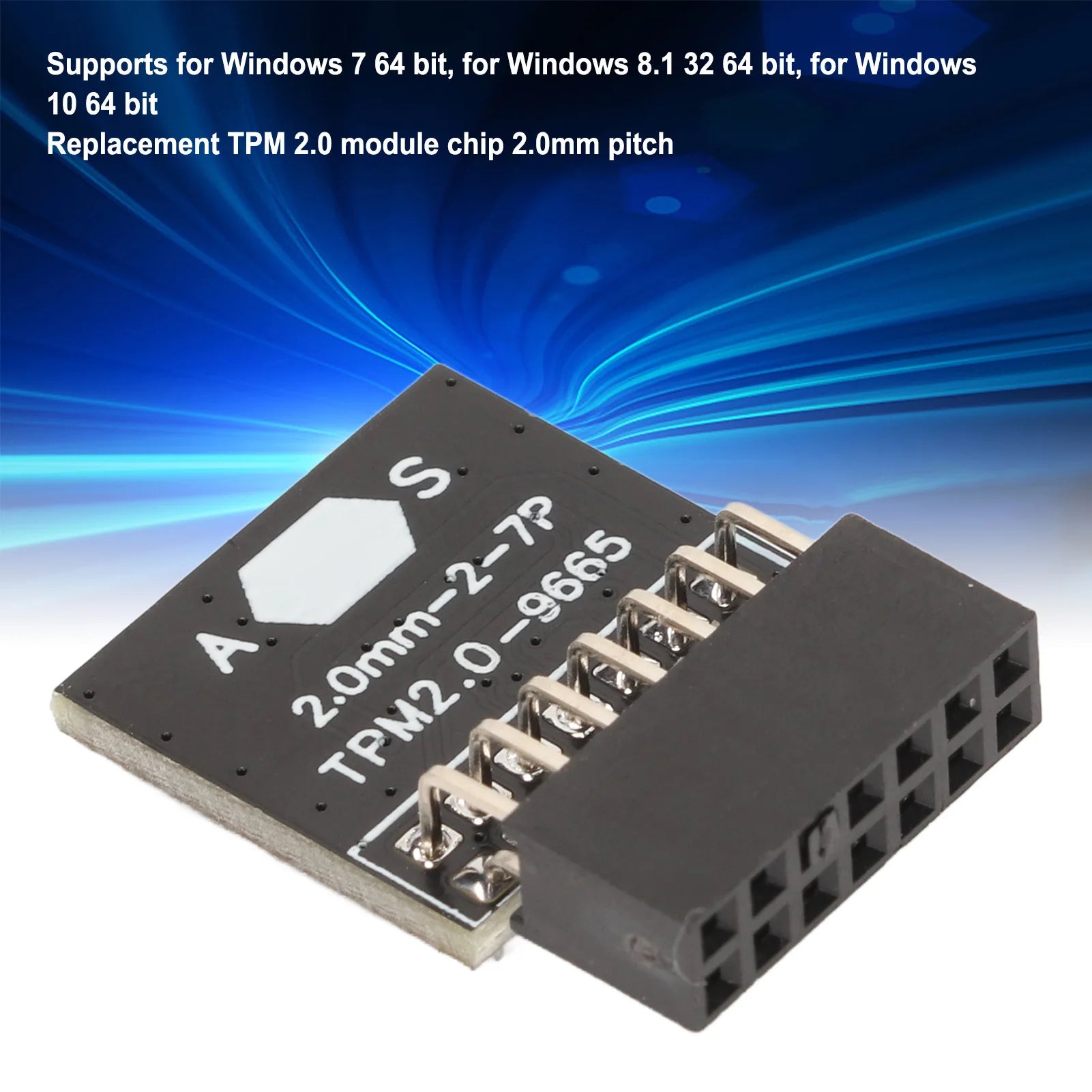 TPM 2.0 Module TPM Chip 14 Pin Pin Definition 2x7P Security Module for ASUS for Win11 Platform Protection Module Zpaxo