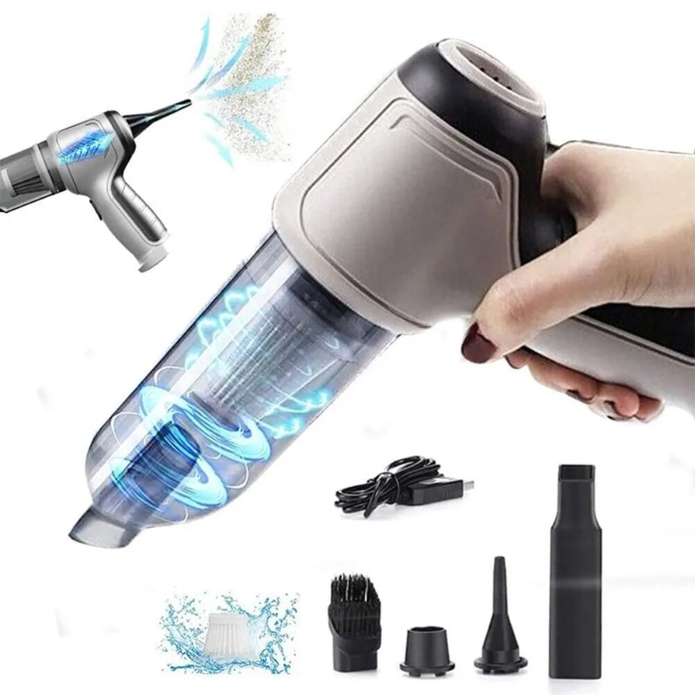 Air Suction Car Cordless Vacuum Cleaner All in 1 Power Car Dust Blower Multifunctional Dust Cleaning Tools Air Dust Collector Zpaxo