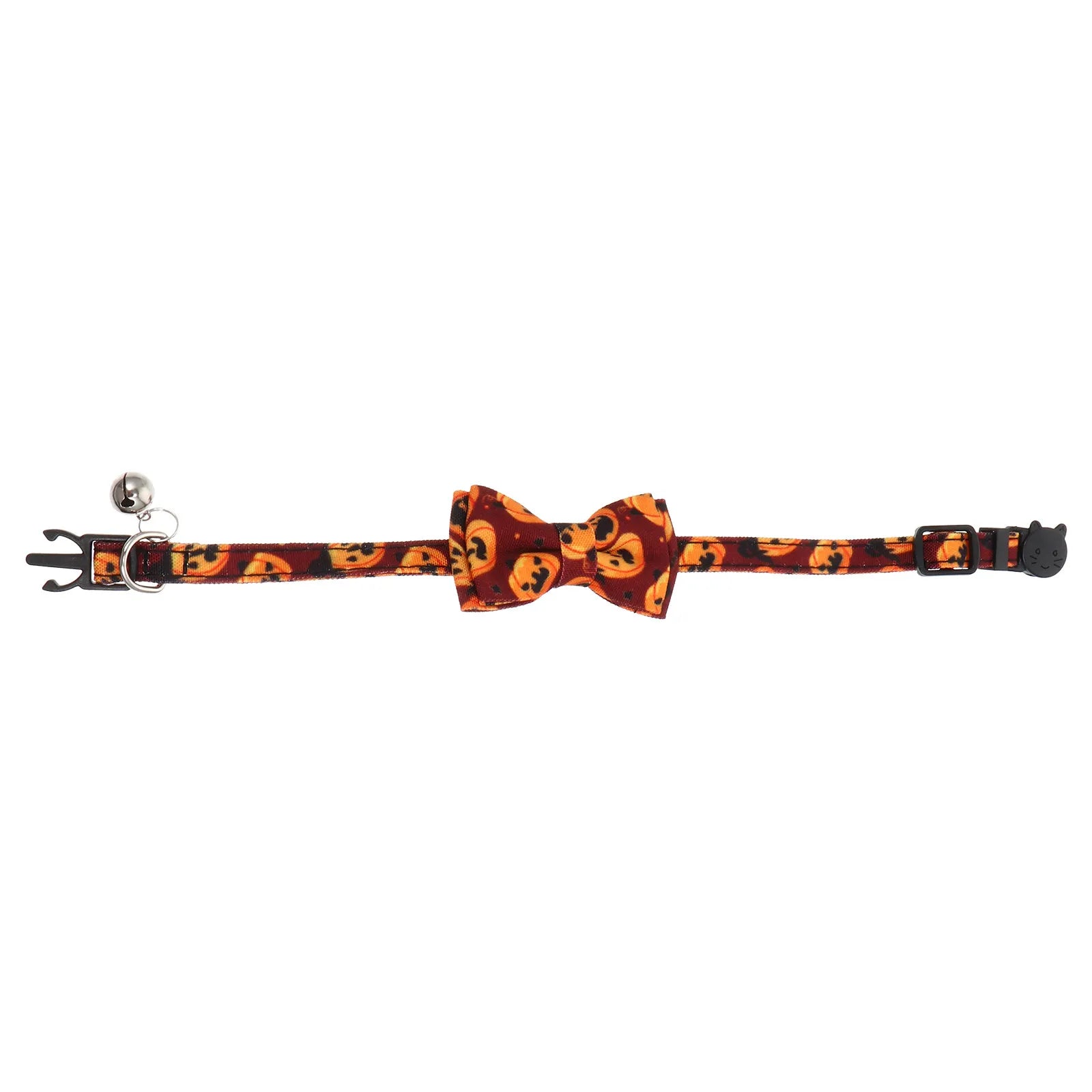Adjustable Bowknot Dog Collar Halloween Pet Necklace Cute Party