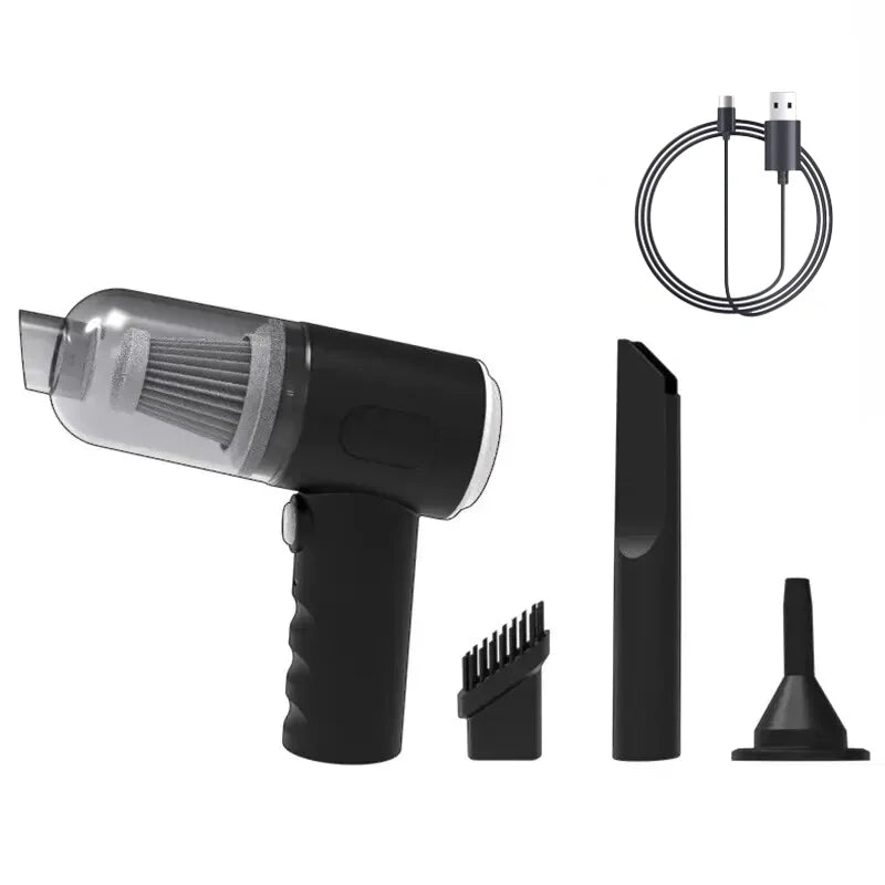 Car Vacuum Cleaner Portable Small Vacuum Cleaner For Multi Purpose Vehicles Small Household Pump Handheld Car Vacuum Cleaner Zpaxo black