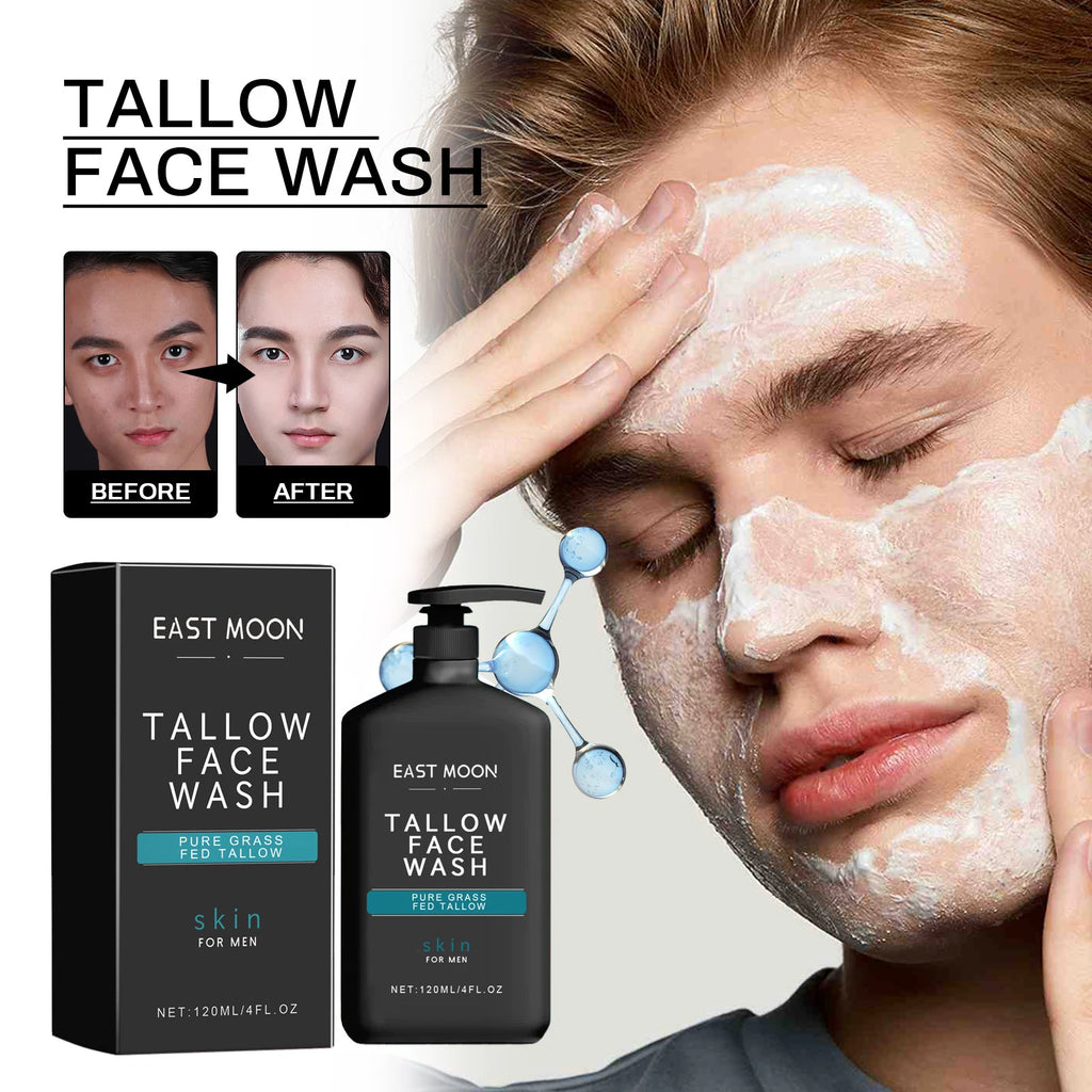 Men Facial Cleanser Lotion Remove Acne Blackhead Prevent Clogged Pores Oil Controll Exfoliator Refreshing Facial Cleaning Cream Zpaxo