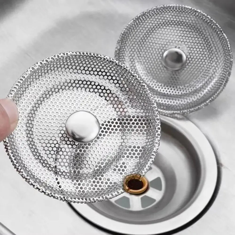 Stainless Steel Sink Drain Strainer – Hair Catcher Mesh Screen Sink Drain Strainer Zpaxo