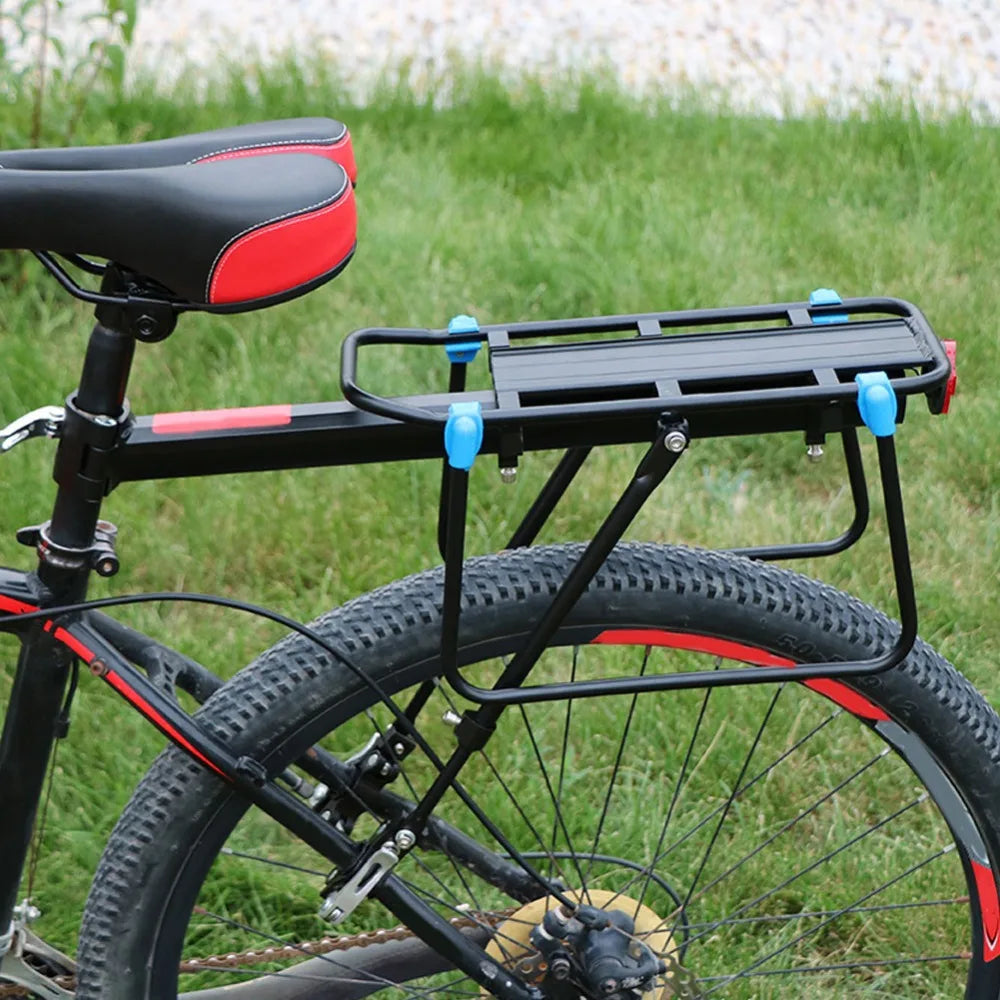 Quick Release Adjustable Bike Bicycle Cargo Rack Bike Rear Rack MTB Road Bicycle Bike Cargo Luggage Carrier Rack with Mudguard Zpaxo