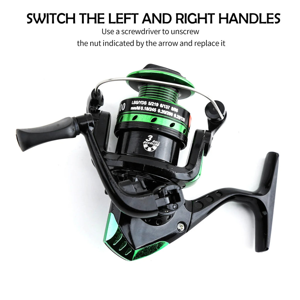 1.8m Carbon Telescopic Fishing Rod & Reel Combo Spinning Set