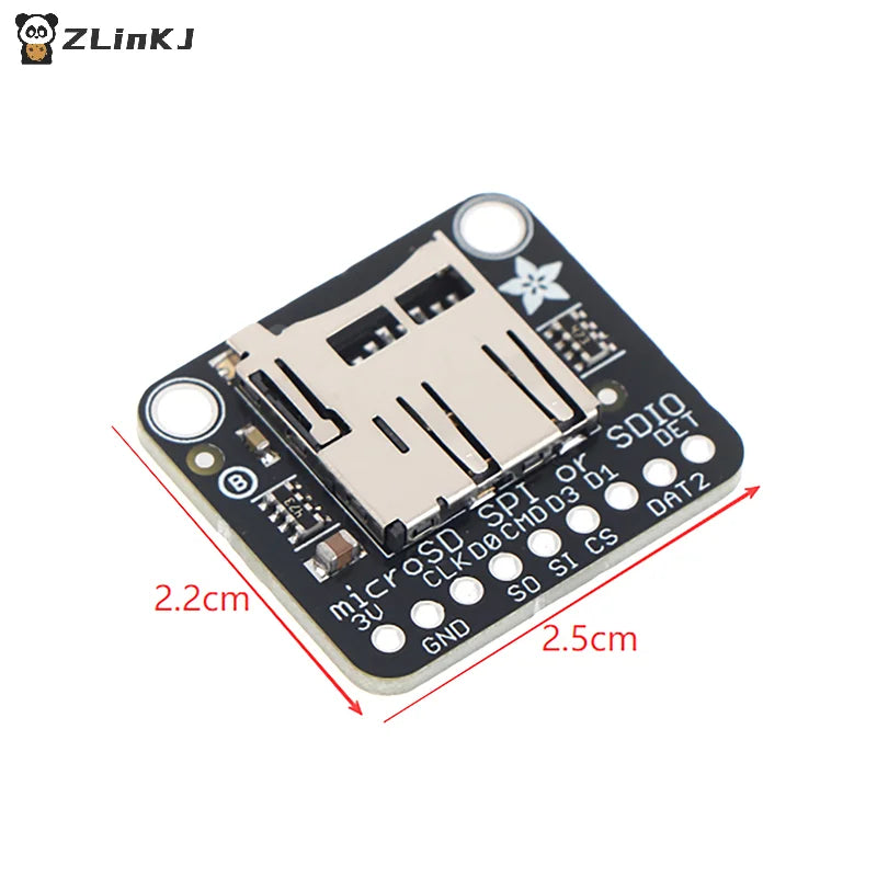 ▶1PCS 4682 Adafruit SPI Or SDIO Card Breakout Moudle Branching Board 3V Only Zpaxo