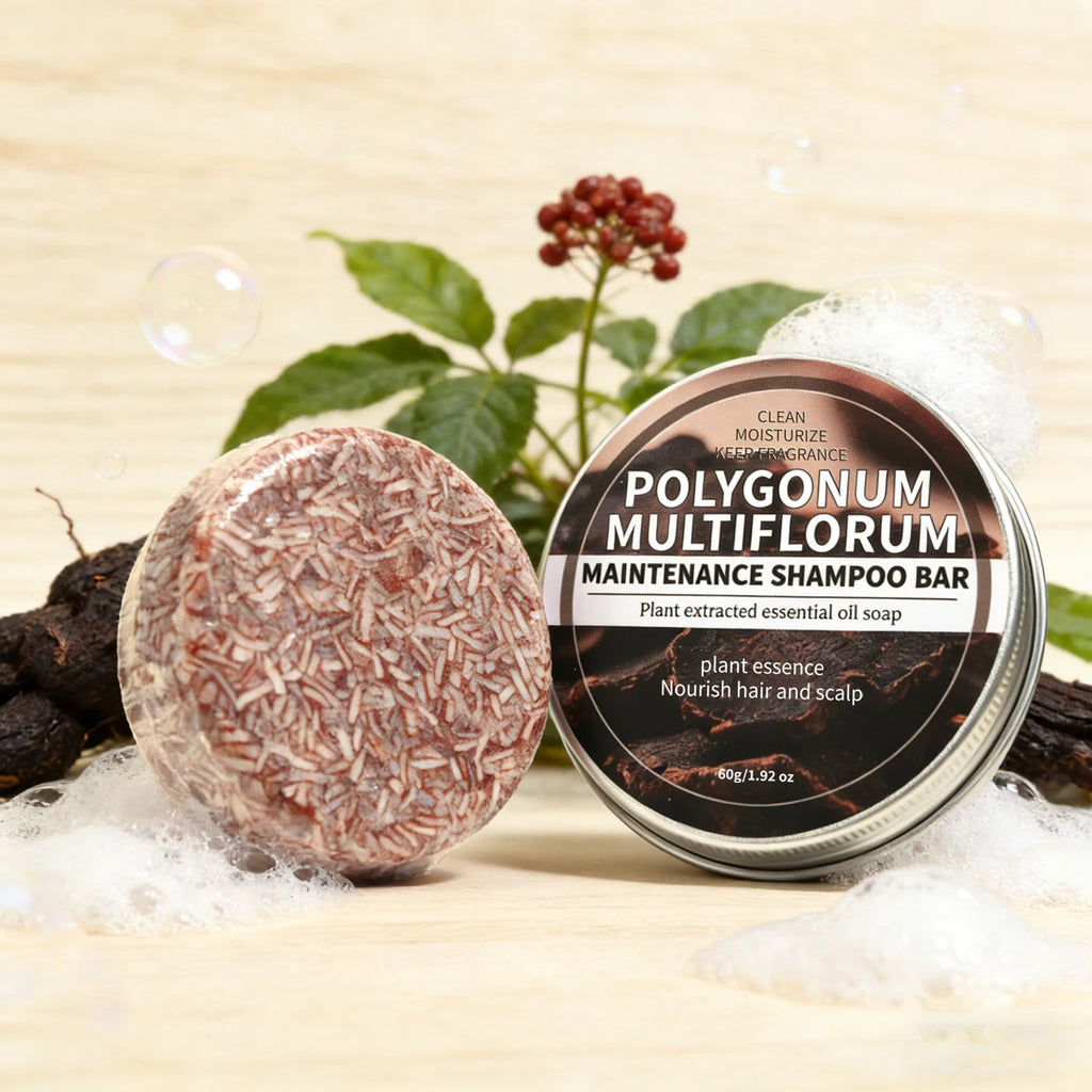 Polygonum Multiflorum Herbal Shampoo Soap Bar – Deep Cleanse Herbal Shampoo Bar Zpaxo