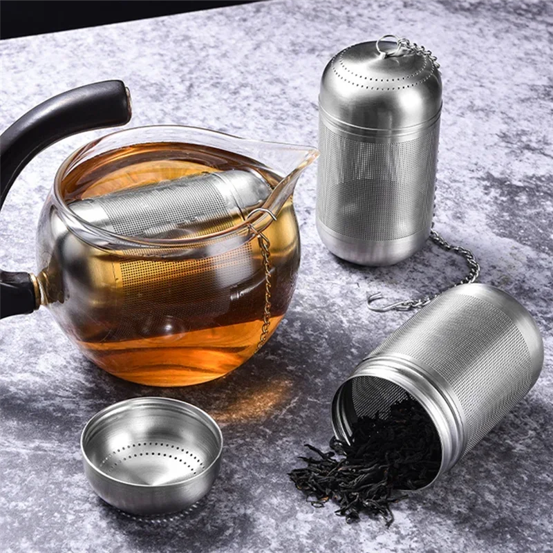 Tea Strainer Stainless Steel Infuser Leaves Spice Seasoning Ball