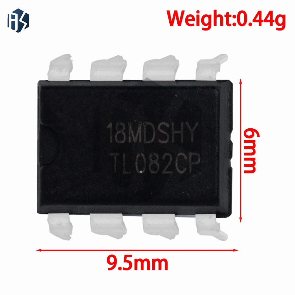 TL082 Series ICs (10PCS/20PCS/50PCS/100PCS): TL082CP / TL082CN – DIP-8 (DIP) Package Zpaxo