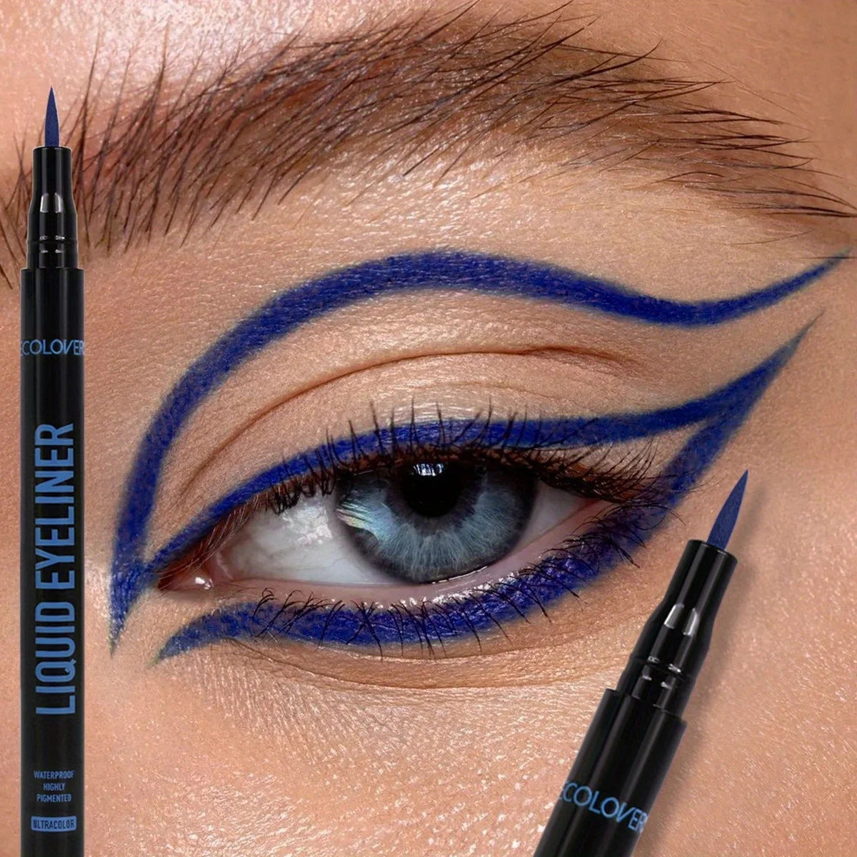 Waterproof Non-Smudge Liquid Eyeliner Pen Colorful Matte Smooth Quick Dry Easy To Wear Eyeliner Non Smudging Beauty Makeup Zpaxo
