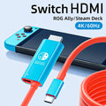 Projection 2M Screen Cable Switch 2 Host HD HDMI ROG ALLY Universal